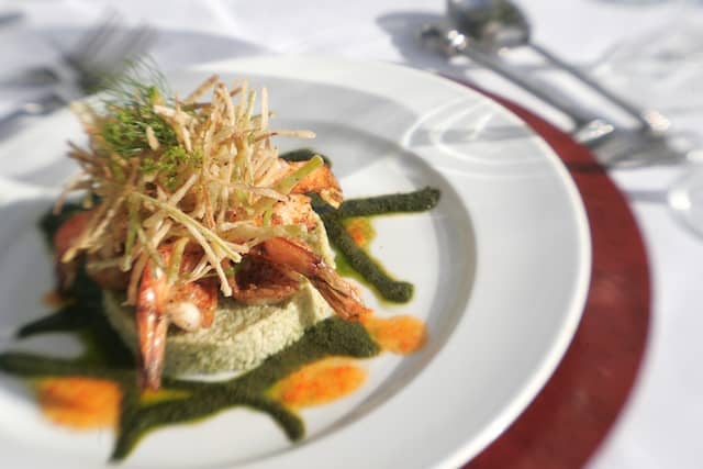 fine dining Cayo Espanto