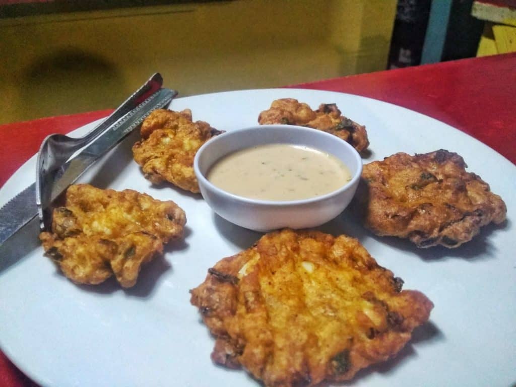 Conch Fritters in Caye Caulker